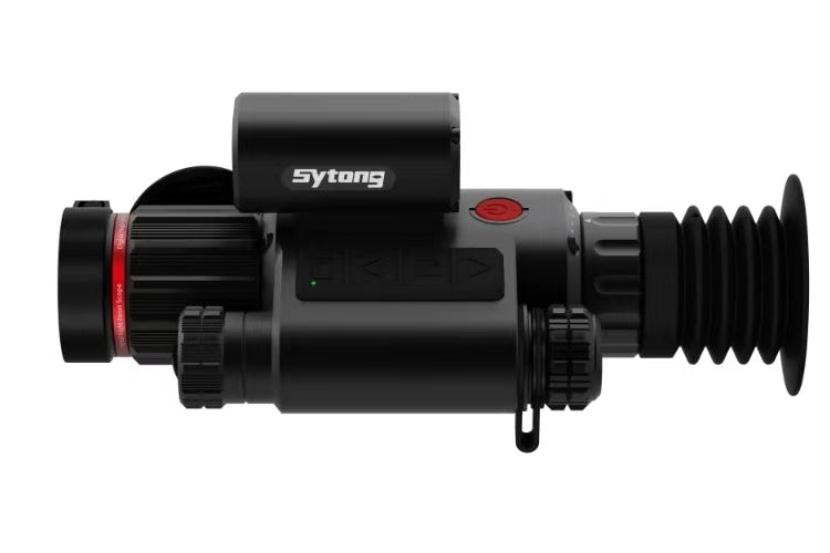 Sytong Thermal Rifle Scope Monocular with Laser Rangefinder 800 Meters for Hunting Night Vision with Ballistic Calculator 1920x1080 5X-20X OLED Video Record WiFi
