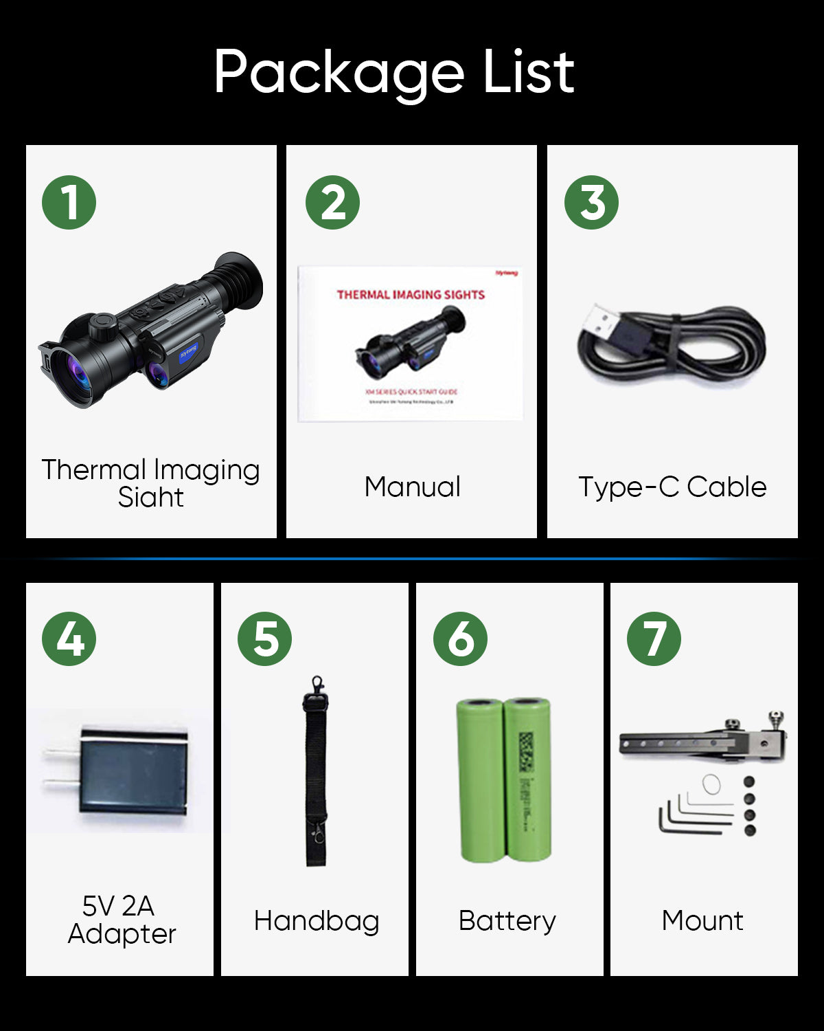Sytong Thermal Rifle Scope with Laser Rangefinder 1300 Yards for Hunting with Ballistic Calculator 50Hz